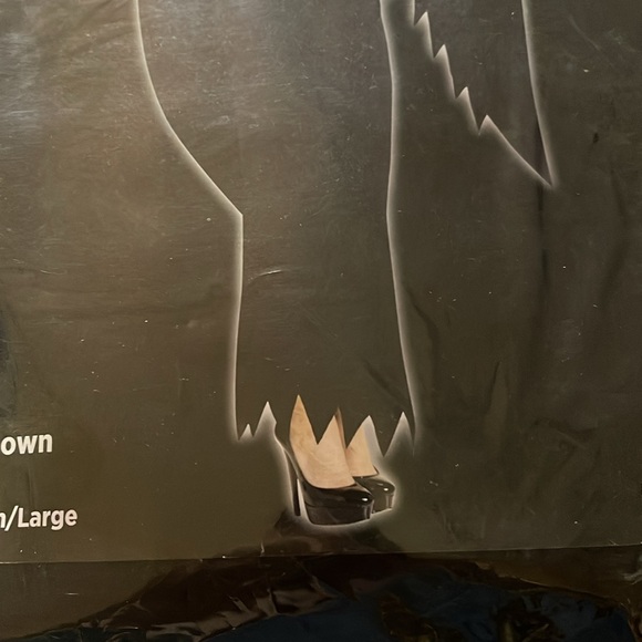 NIP Hooded Gown, Halloween Female Witch/Goth/Long Hooded Costume - Picture 4 of 6